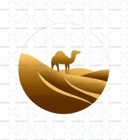 Sanddünen und Kamel